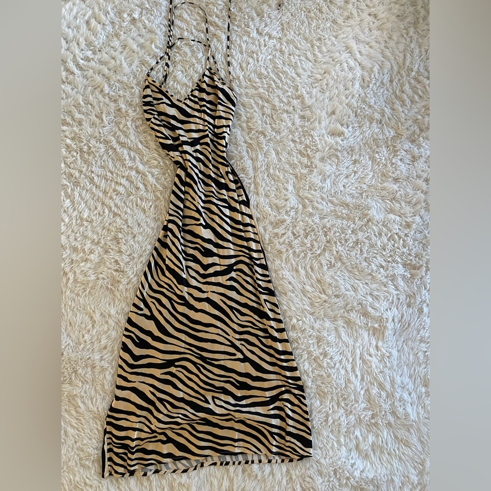 Forever 21 Zebra Print Dress